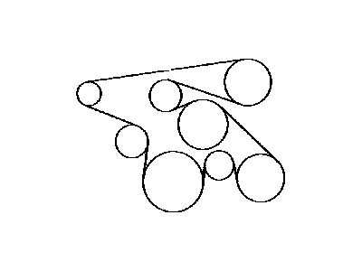 Belt, V-RIBBED 2009-2024 Toyota 99367H2150