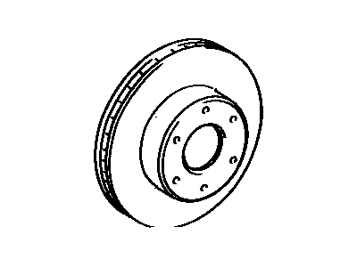 Front Disc 1991-1998 Toyota 4351235200