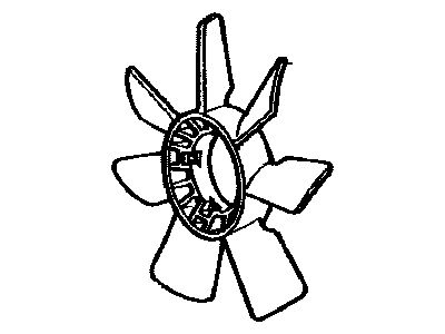 Fan 1975-1995 Toyota 1636138010