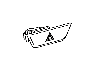 Switch Assy, Hazard Warning Signal 1989-1995 Toyota 8433289110