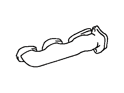 Exhaust Manifold, Left 1998-2005 Toyota 1714262110