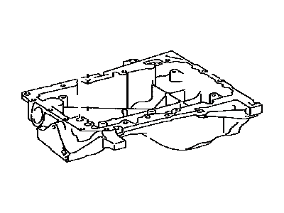 Pan Sub-Assembly, Oil, N 2009-2024 Toyota 1210131160