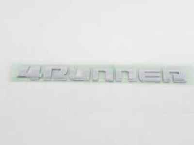 Back Door Emblem, No.1 2010-2024 Toyota 4Runner 7543135050