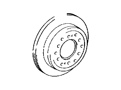 Rear Disc 2001-2006 Toyota 4243160200