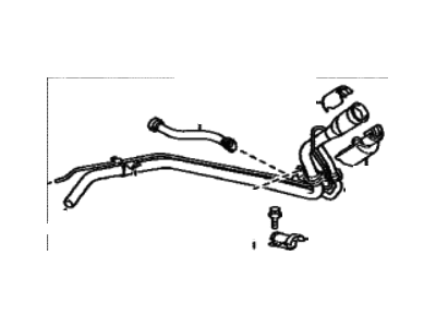 Pipe Assembly, Fuel Tank 2014-2023 Toyota 4Runner 7721035080