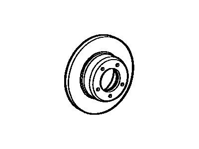 Front Disc 1985-1989 Toyota 4351235110