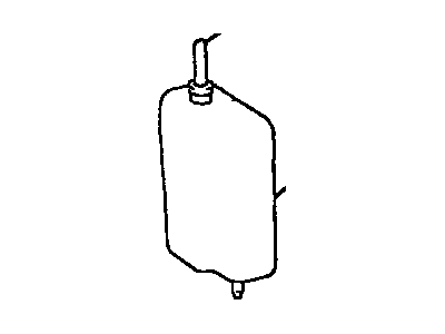 Tank Assy, Radiator Reserve 1996-2002 Toyota 4Runner 1647075030