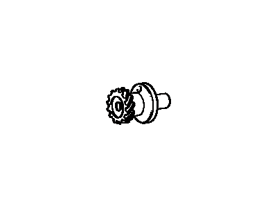 Gear, Distributor Drive 1979-1995 Toyota 1351537010