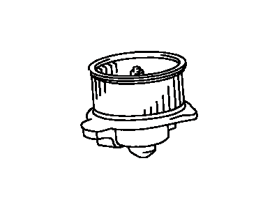 Motor Sub-Assy, Heater Blower, W/Fan 1996-2002 Toyota 4Runner 8710335022