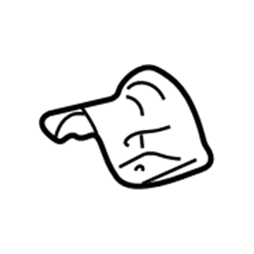 INSULATOR, Exhaust Pipe, Upper 1998-2002 Toyota 4Runner 1751262060