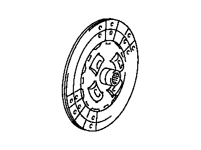 Disc Assembly, Clutch 1997-1999 Toyota 3125035351