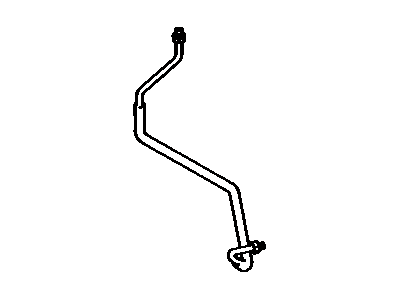 Tube, Clutch Release Cylinder To Flexible Hose 1992-1995 Toyota 3148204020