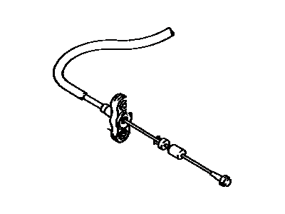 Cable Assy, Accelerator Control 1991-1995 Toyota 7818035050