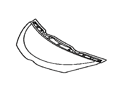 Hood Sub-Assembly 1992-1995 Toyota 5330104020