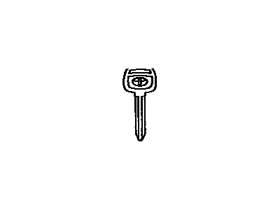 Key, Blank 1992-2006 Toyota 9099900185