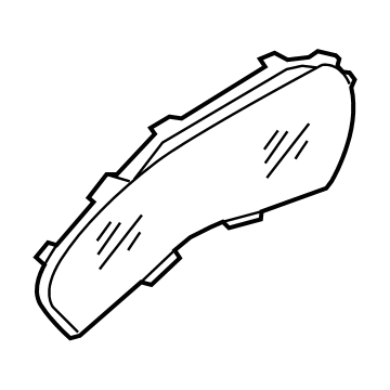 Cover-Front, Combination Meter 2021-2023 Nissan Armada 248136JF0A