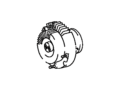 Coupling Assembly, Fluid 1995-2005 Toyota 1621062011