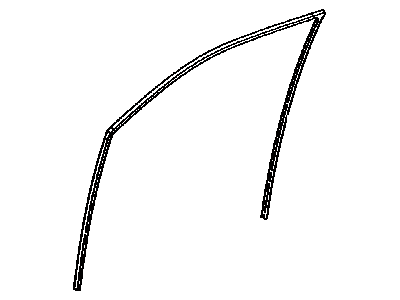 Run, Front Door Glass 2010-2024 Toyota 4Runner 6814135120