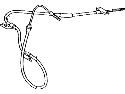 Cable Assembly, Parking Brake 2003-2009 Toyota 4Runner 464103D080