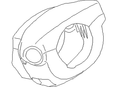 Cover Set-Steering Column 2012-2015 Nissan Armada 484709GE0E