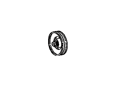 PULLEY Assembly, Idle 1984-1990 Toyota 8844035010