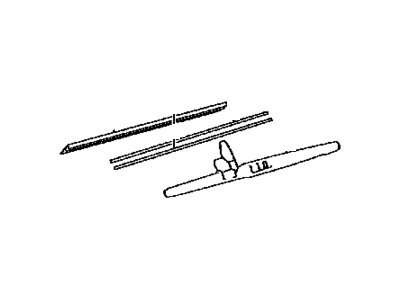 Rear Wiper Blade 2010-2024 Toyota 4Runner 8524235050