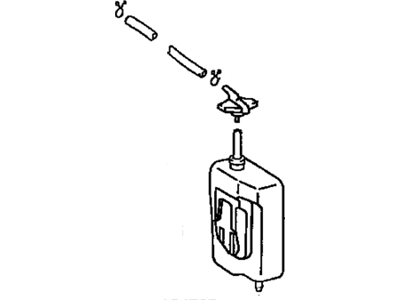 Cap Sub-Assy, Reserve Tank 1996-2002 Toyota 4Runner 1640575020