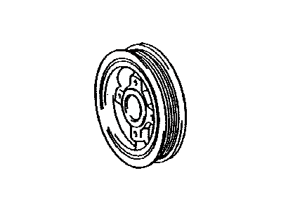 PULLEY, Crankshaft 1993-2004 Toyota 1340875030
