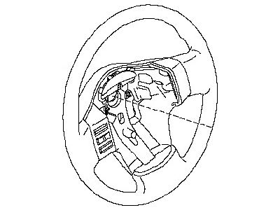 Steering Wheel Assembly W/O Pad 2004-2007 Nissan 484308S700
