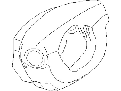 Cover Set-Steering Column 2007-2010 Nissan 48470ZR10B