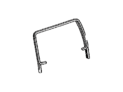 Run, Back Door Glass 2003-2009 Toyota 4Runner 6827535020