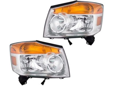 Passenger Side Headlight Assembly 2007-2015 Nissan Armada 260109GA0B