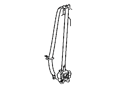 Belt Assembly, Front Seat 2010-2024 Toyota 4Runner 7322035840C0