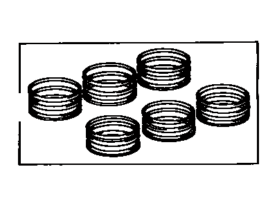 Ring Set, Piston 1998-2004 Toyota 1301175041