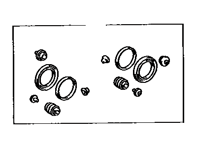 Cylinder Kit, Disc Brake, Rear 1992-2024 Toyota 0447960030