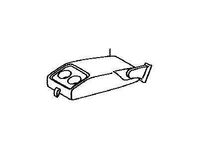 ARMREST Assembly, Rear Seat 2013-2019 Toyota 4Runner 7283035220E1