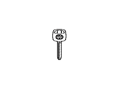 Key, Blank 2008-2020 Toyota 6951530320