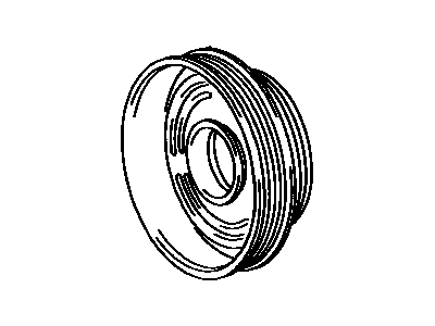 Rotor Sub-Assy, Magnet Clutch 1995-2004 Toyota 8841235090