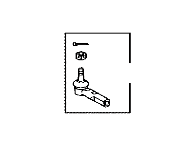 Tie Rod End Sub-Assembly , Right 2009-2024 Toyota 4504669245