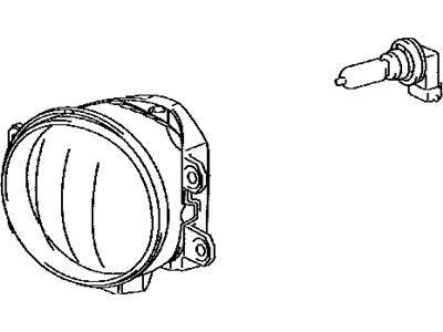 Lamp Assembly, Fog 2016-2024 Toyota 8121048051