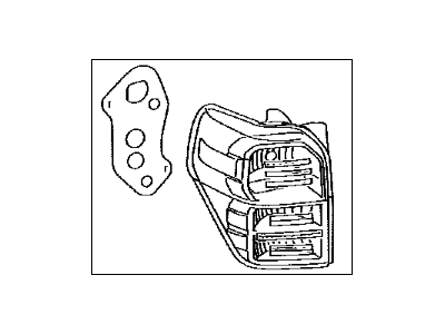 Lens & Body, Rear Combination 2010-2014 Toyota 4Runner 8156135360