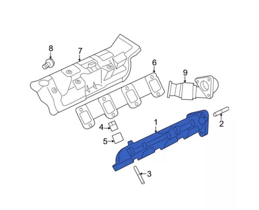 2024 F-250 Exhaust Manifold