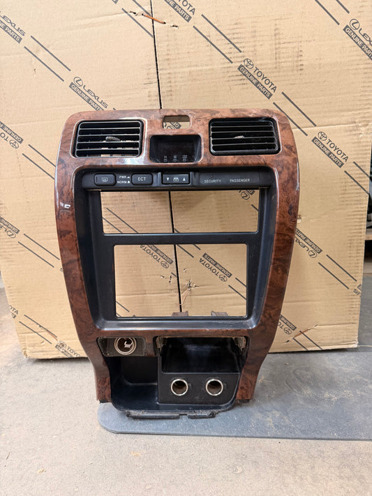 1998 4Runner Woodgrain radio Trim Bezel