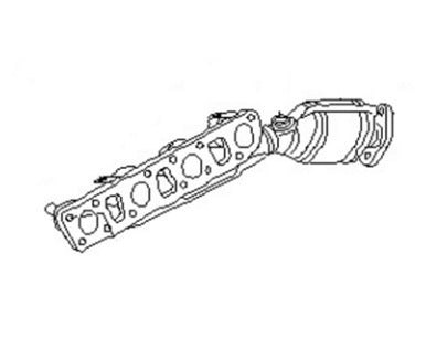 2006 Armada Exhaust Manifold With Catalytic Converter Passenger Side