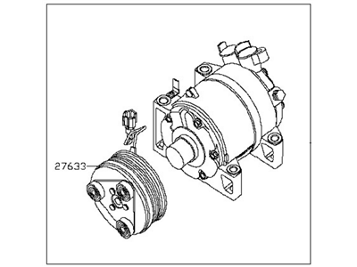 Compressor - Cooler 2008-2013 Nissan 926009FE0B
