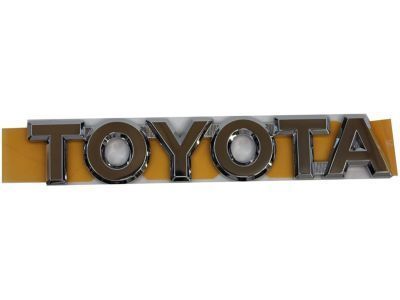 Luggage Compartment Door Name Plate, No.2 1997-2009 Toyota 7544216530