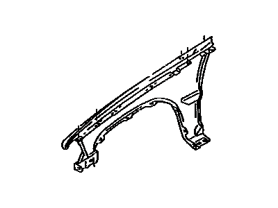 Fender Sub-Assy, Front RH 1989-1995 Toyota 5381189202