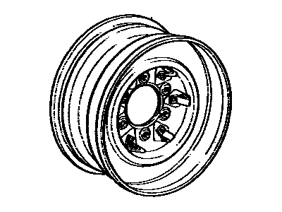 Wheel, Disc 2003-2009 Toyota 4Runner 4261135261