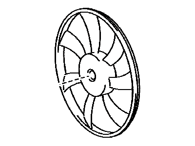 Fan 1984-1986 Toyota 1636154020