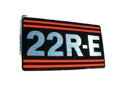 Engine Name Plate 1982-1995 Toyota 1129135040